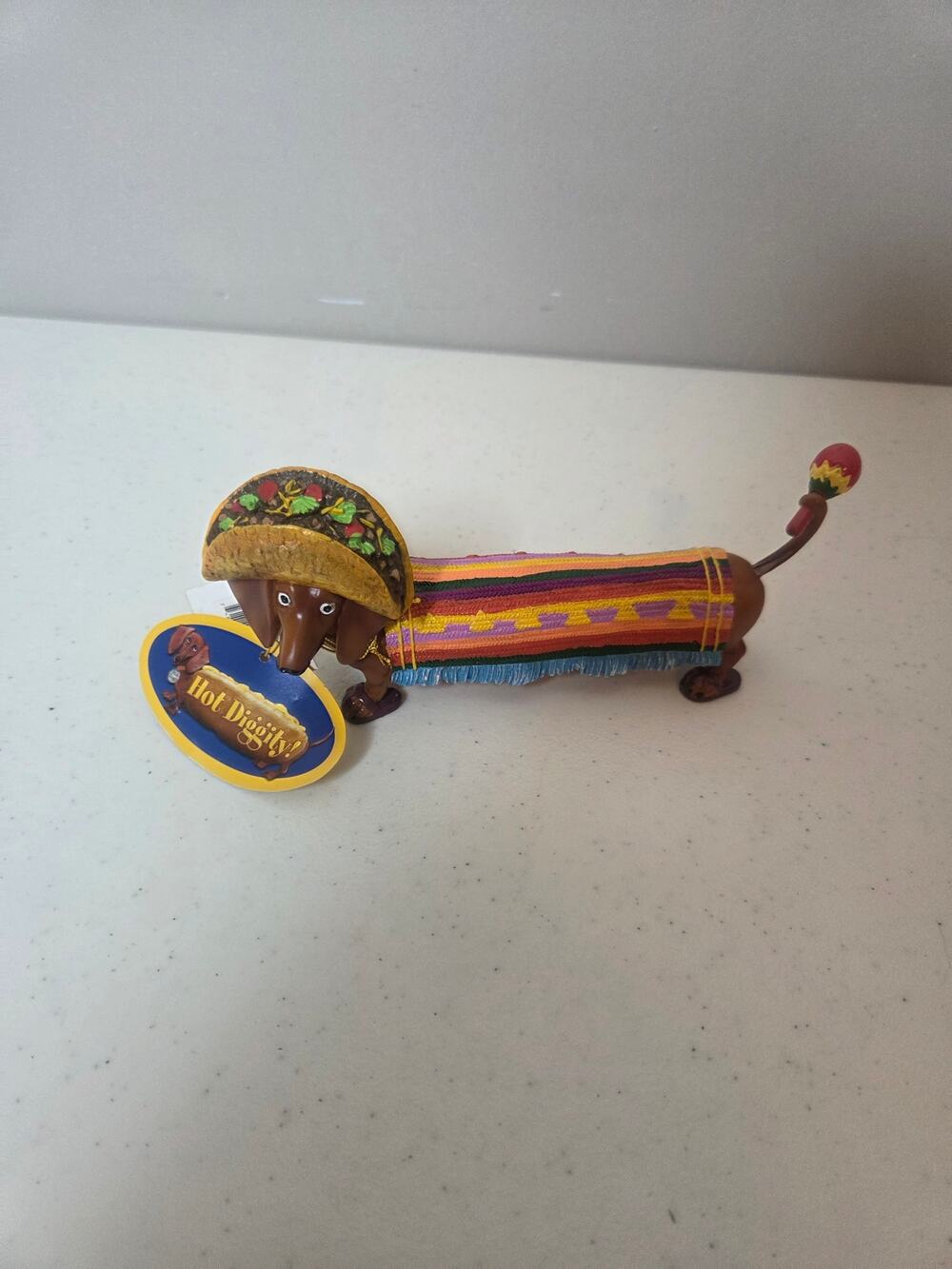 Westland Giftware Hot Diggity Taco Dog Dachshund Figurine Vintage Collectible